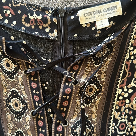 Long sleeve mini dress - Picture 3 of 4